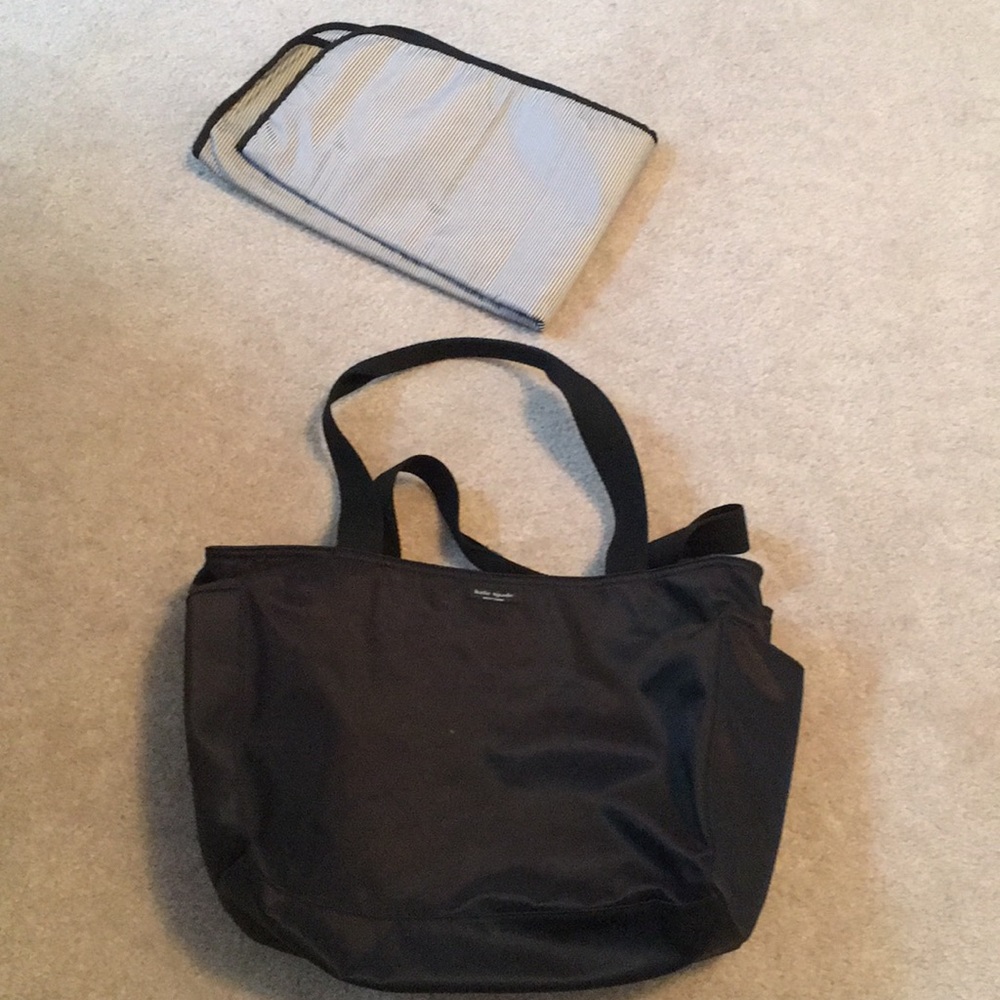 Kate spade diaper bag, and changing pad